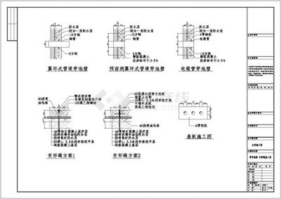 某地室内水景装饰工程设计施工图纸